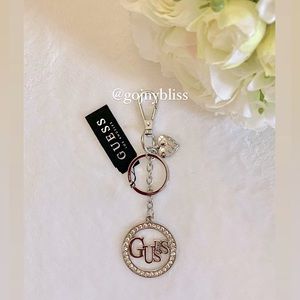 GUESS • Silver-Tone Keychain
